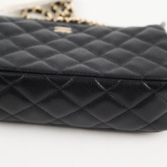 Chanel Chain Clutch Caviar Black (Microchipped)