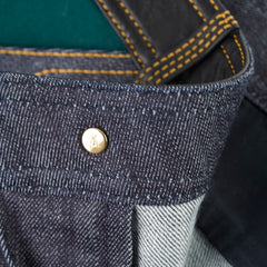 Louis Vuitton Denim Jeans Contrasting Leather Dark Blue Size 40