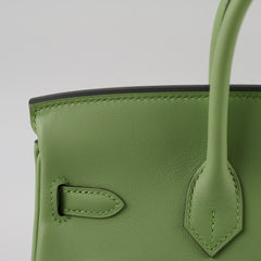 Hermes Birkin 25 Swift Vert Criquet - Stamp Y