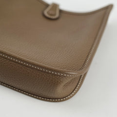 Hermes Evelyne TPM Mini Etoupe Clemence Palladium HW Z Stamp