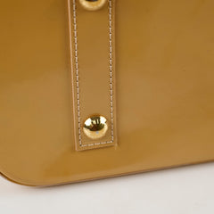 Louis Vuitton PM Alma Patent Leather Beige