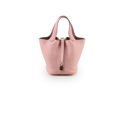 Hermes Picotin 18 Rose Sakura T Stamp