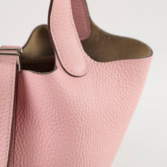 Hermes Picotin 18 Rose Sakura T Stamp