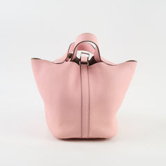 Hermes Picotin 18 Rose Sakura T Stamp