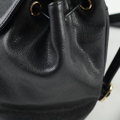 Chanel Black Caviar Mini Business Affinity Backpack