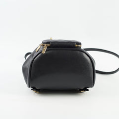 Chanel Black Caviar Mini Business Affinity Backpack