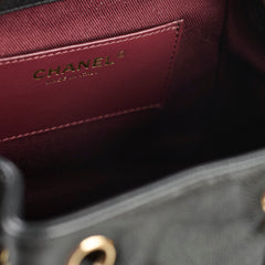 Chanel Black Caviar Mini Business Affinity Backpack