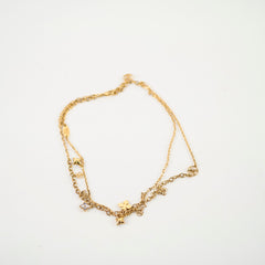 Louis Vuitton Gold Tone Necklace with Charms Costume Jewellery