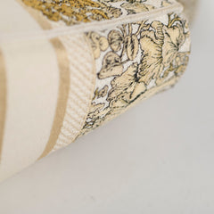 Dior Medium D-Lite Bag Latte Broderie Autour De Monde