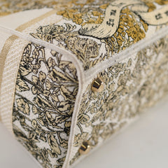 Dior Medium D-Lite Bag Latte Broderie Autour De Monde
