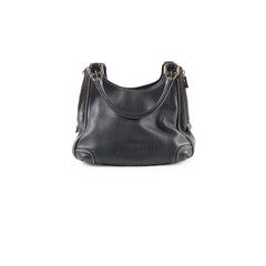 Chanel Vintage Lax Shoulder Bag Black
