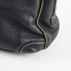 Chanel Vintage Lax Shoulder Bag Black