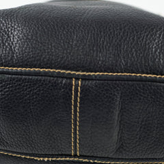 Chanel Vintage Lax Shoulder Bag Black