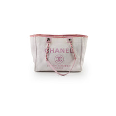 Chanel Deauville Small Tote Pink