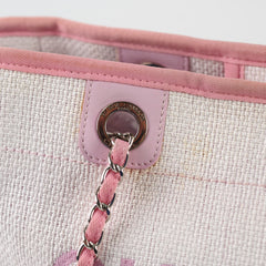 Chanel Deauville Small Tote Pink