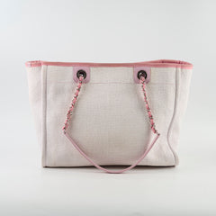 Chanel Deauville Small Tote Pink