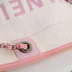 Chanel Deauville Small Tote Pink