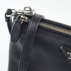 Prada Vitello Diano Crossbody Bag Black