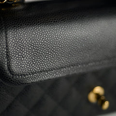 Chanel Medium Classic Flap Black Caviar GHW