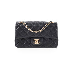 Chanel Mini Rectangular Classic Flap Black
