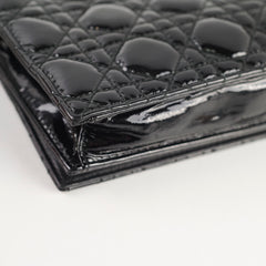 Dior Patent Leather Clutch on Chain