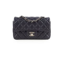 Chanel Caviar Mini Rectangular Navy