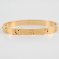 Cartier Love Bracelet Classic Rose Gold - Size 16