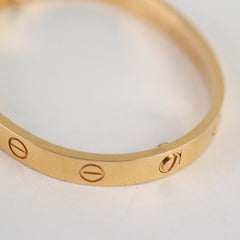 Cartier Love Bracelet Classic Rose Gold - Size 16