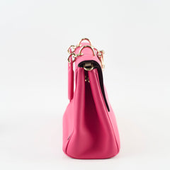 Dior Be Dior Medium Top Handle Fuchsia Pink