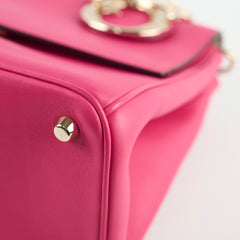 Dior Be Dior Medium Top Handle Fuchsia Pink