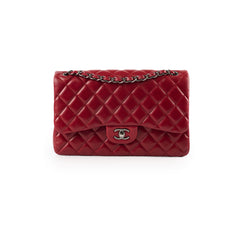 Chanel classic Double Flap Jumbo Red
