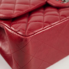 Chanel classic Double Flap Jumbo Red