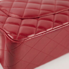 Chanel classic Double Flap Jumbo Red