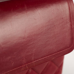 Chanel classic Double Flap Jumbo Red