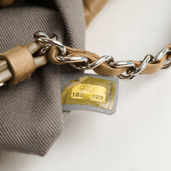 Chanel CC Quilted Tote Beige