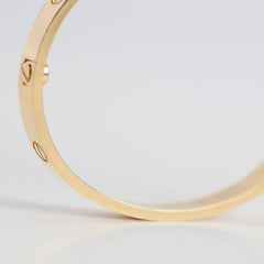 Cartier Love Bracelet Classic Model Size 17 Yellow Gold