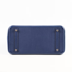 Hermes Birkin 30 Blue Sapphire T Stamp PHW