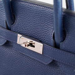 Hermes Birkin 30 Blue Sapphire T Stamp PHW