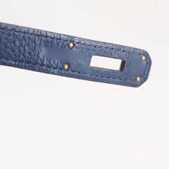 Hermes Birkin 30 Blue Sapphire T Stamp PHW