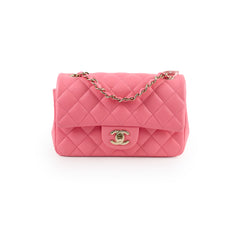 Chanel Mini Retangular Pink Microchipped