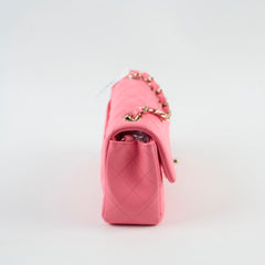 Chanel Mini Retangular Pink Microchipped