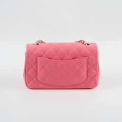 Chanel Mini Retangular Pink Microchipped