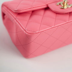 Chanel Mini Retangular Pink Microchipped