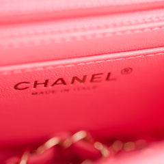 Chanel Mini Retangular Pink Microchipped