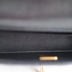 Chanel Mini Rectangular GHW Microchipped Black