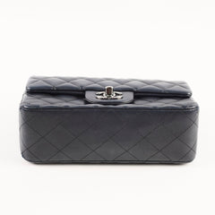 Chanel Mini Retangular Navy Microchipped