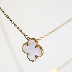 Van Cleef & Arpels Vintage Alhambra Mother of Pearl Necklace