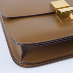 Celine Medium Classic Box Bag Camel