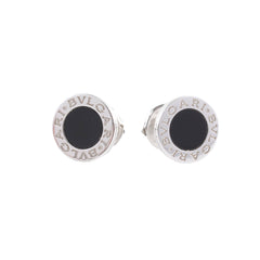 Bvlgari B Zero Stud Earrings Silver Onyx
