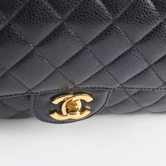 Chanel Classic Flap M/L Caviar Black